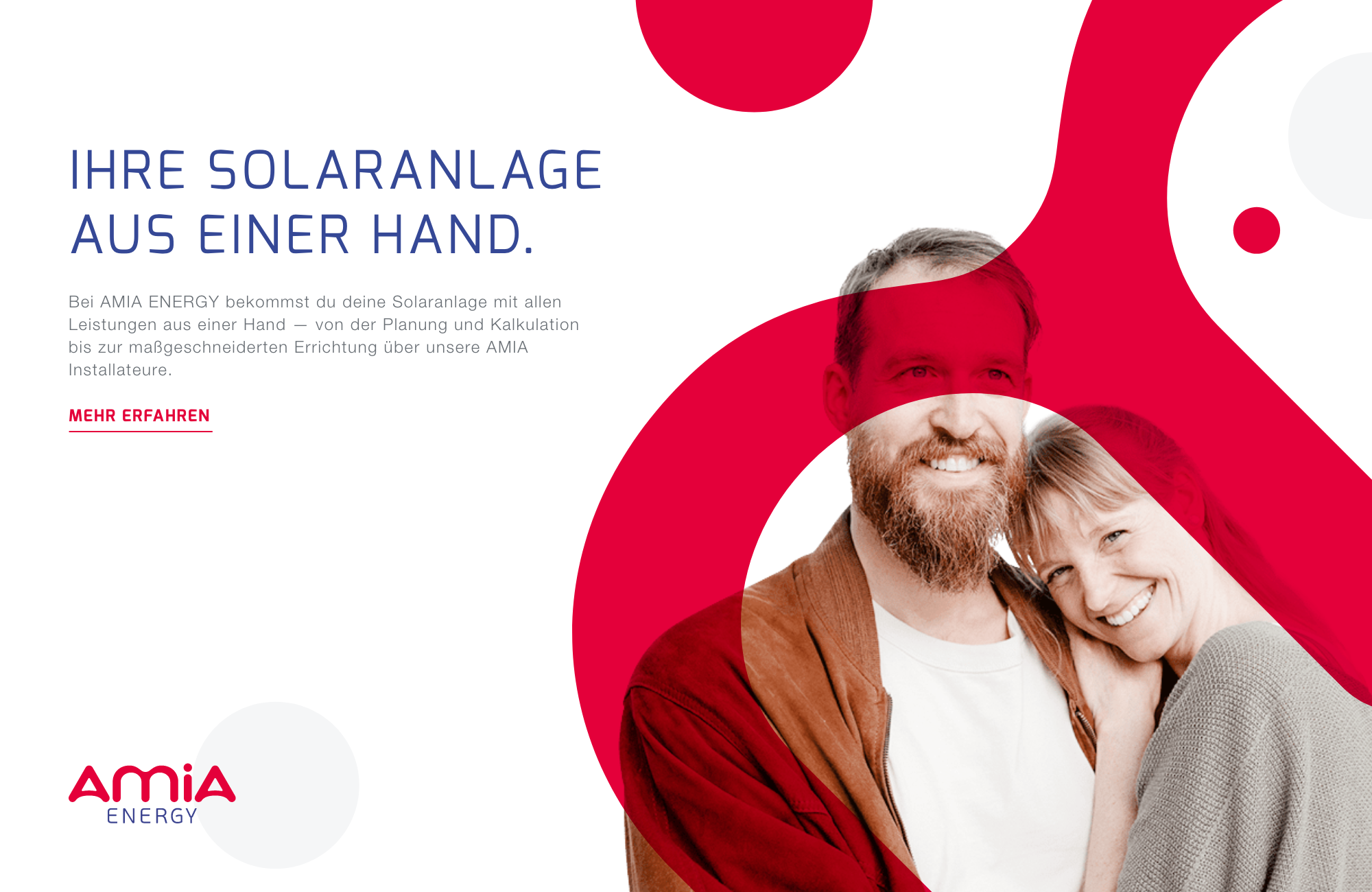 Teilausschnitt der Website