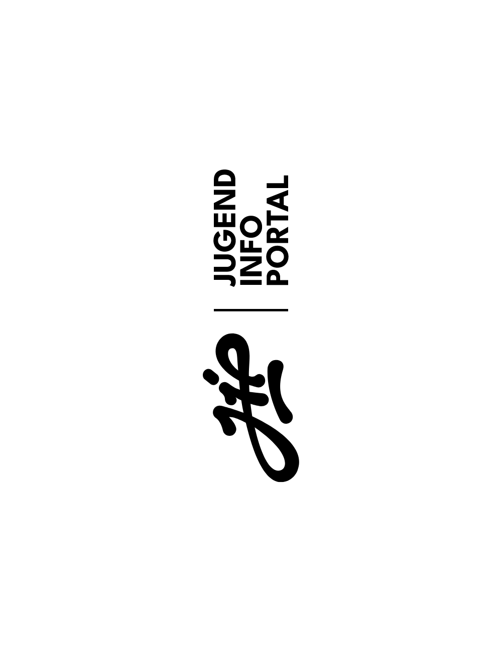 Darstellung des Logos in schwarz auf weißem Hintergrund
