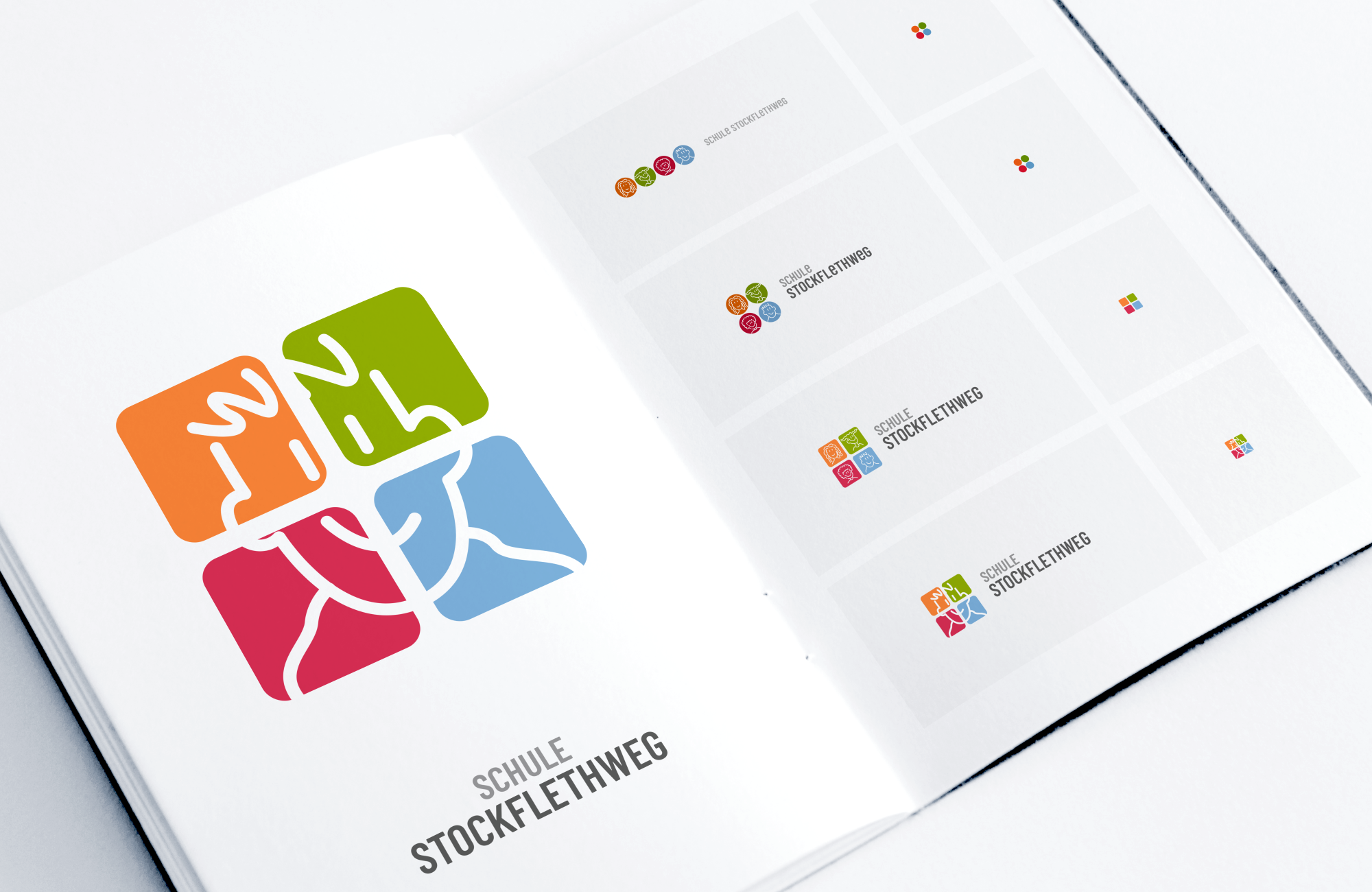 Skizzen der Logo-Überarbeitung